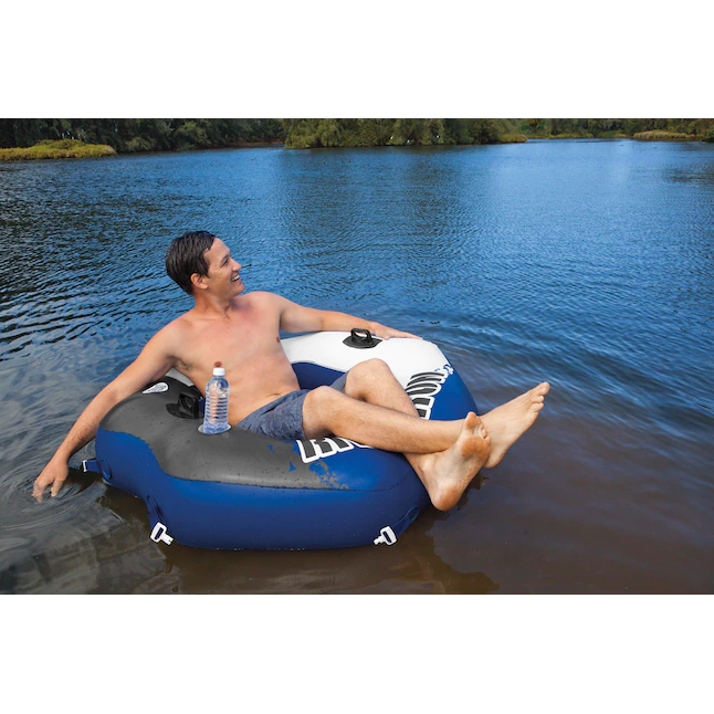 Intex 2-Pack 1-Seat Blue Inflatable Raft 3 Intex 2-Pack 1-Seat Blue Inflatable Raft - Image 3