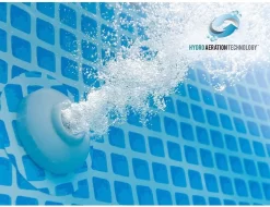 INTEX 26701EH 10ft X 30in Prism Frame Pool With Cartridge Filter Pump (Blue) -Intex 3 158