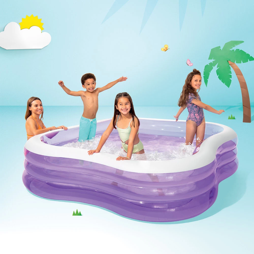 Intex Swim Center Family Pool 229 X 229 X 56 CM 2 Intex Swim Center Family Pool 229 X 229 X 56 CM - Image 2