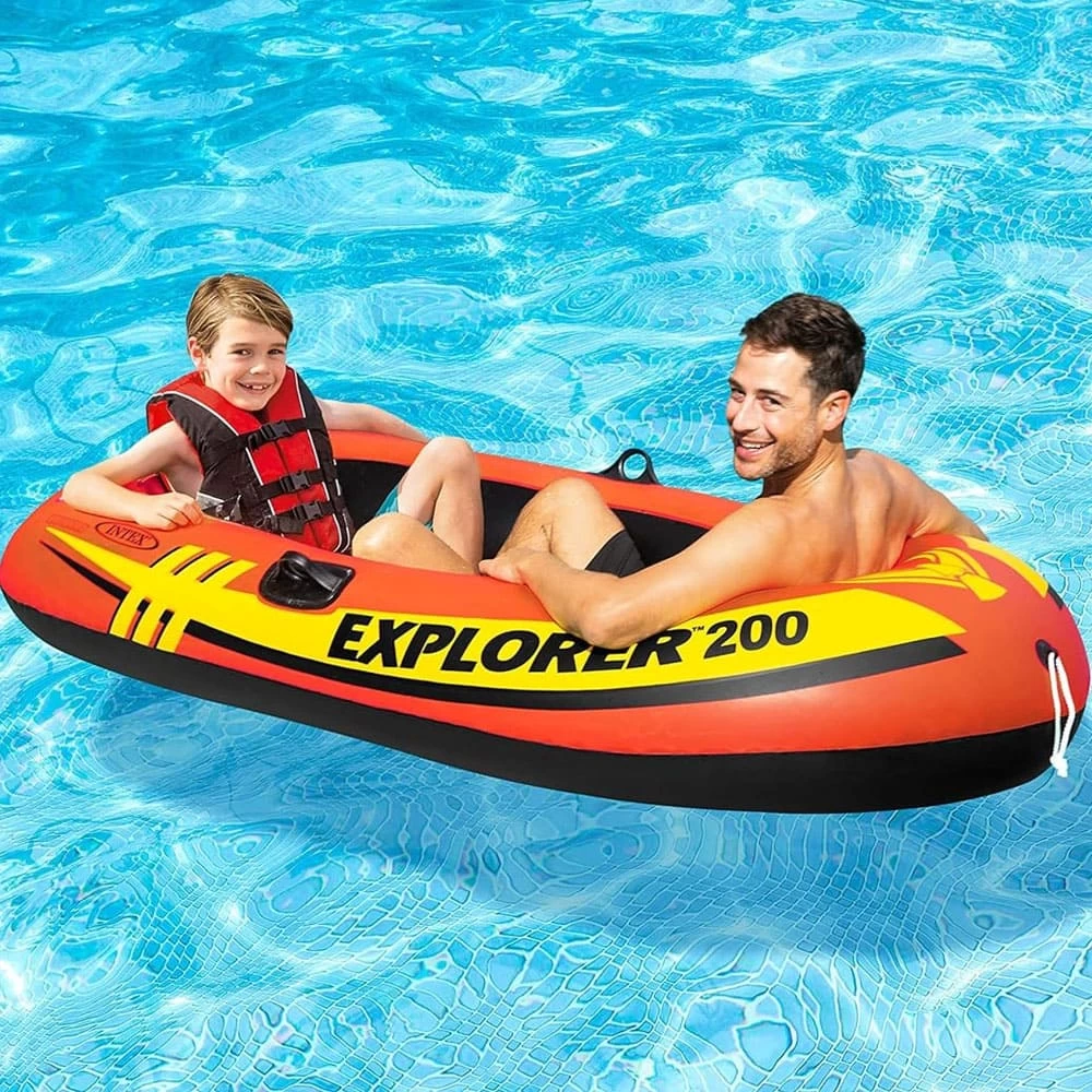 Intex Explorer 200 Inflatable Boat – 2 Person (Boat Only) 185L X 94 W CM 3 Intex Explorer 200 Inflatable Boat – 2 Person (Boat Only) 185L X 94 W CM - Image 3