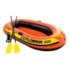 Intex Explorer 300 Inflatable Boat Set – 3 Person 211L X 117W CM