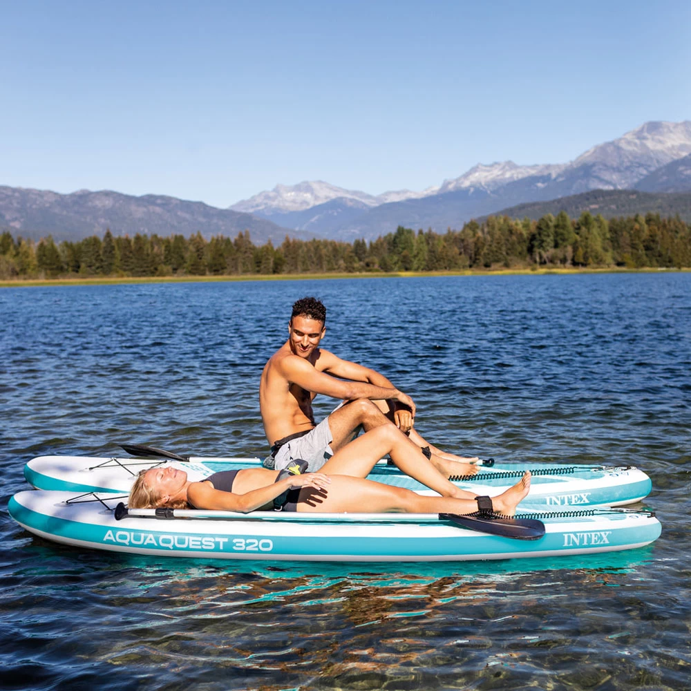 Intex Aquaquest 320 Inflatable Paddle Board Package 320 X 81 X 15 CM 3 Intex Aquaquest 320 Inflatable Paddle Board Package 320 X 81 X 15 CM - Image 3