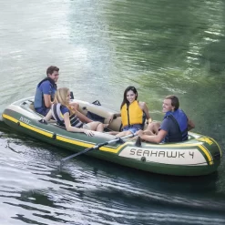 Intex Seahawk 4 Inflatable Boat Set 4 Person 351 × 145 × 48 CM -Intex 68351int 3
