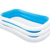 Intex Swim Center Family Inflatable Pool, 103″ X 69″ X 22″, For Ages 6+