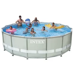 Intex 16ft X 48in Ultra Frame Pool Set W/ Sand Filter Pump