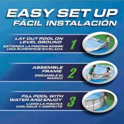 Intex 16ft X 48in Ultra Frame Pool Set W/ Sand Filter Pump -Intex HG 005462 C