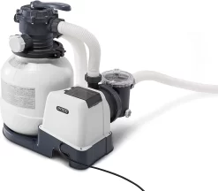 INTEX 26645EG SX2100 Krystal Clear Sand Filter Pump For Above Ground Pools, 12in