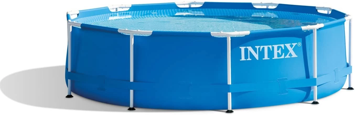 INTEX 28201EH 10ft X 30in Metal Frame Pool With Cartridge Filter Pump (Blue) 1 INTEX 28201EH 10ft X 30in Metal Frame Pool With Cartridge Filter Pump (Blue)