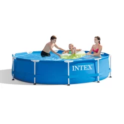 Intex 10′ Pool With Maintenance Kit, Cover, And Filter Cartridges (6 Pack) -Intex Intex 10 Pool with Maintenance Kit Cover and Filter Cartridges 6 Pack6