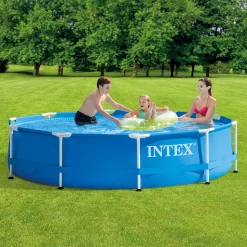 Intex 10′ Pool With Maintenance Kit, Cover, And Filter Cartridges (6 Pack) -Intex Intex 10 Pool with Maintenance Kit Cover and Filter Cartridges 6 Pack7