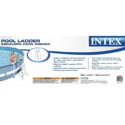 Intex 12 Foot Prism Frame Above Ground Swimming Pool W/ Pump & Pool Ladder -Intex Intex 12 Foot Prism Frame Above Ground Swimming Pool w Pump Pool Ladder10