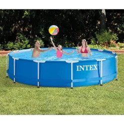 Intex 12 Foot X 30 Inch Above Ground Swimming Pool W/ Cartridge Filter Pump -Intex Intex 12 Foot x 30 Inch Above Ground Swimming Pool w Cartridge Filter Pump2