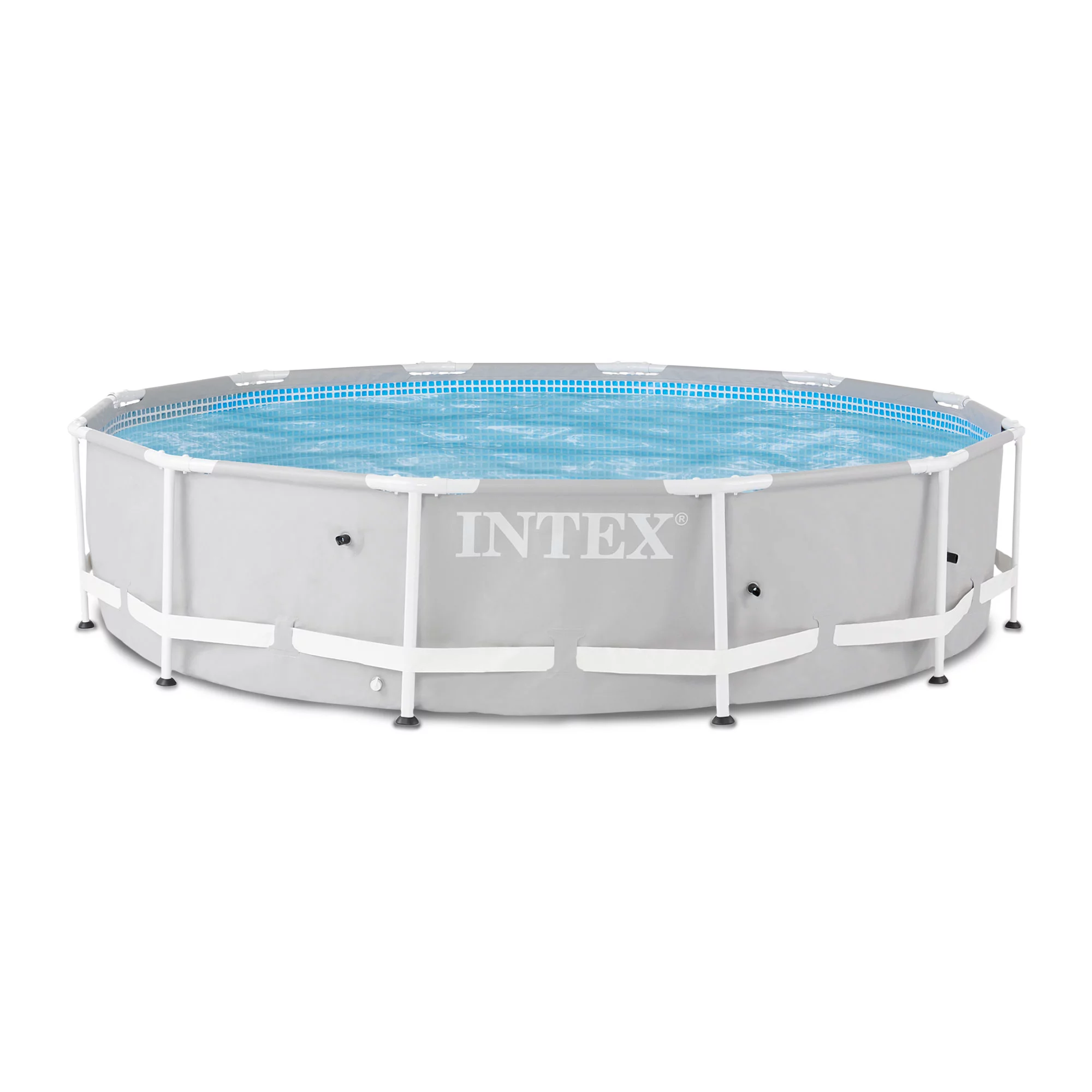 Intex 12 Ft X 30 In Prism Frame Round Above Ground Swimming Pool, (No Pump) 2 Intex 12 Ft X 30 In Prism Frame Round Above Ground Swimming Pool, (No Pump) - Image 2