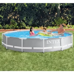Intex 12 Ft X 30 In Prism Frame Round Above Ground Swimming Pool, (No Pump) 13 Intex 12 Ft X 30 In Prism Frame Round Above Ground Swimming Pool, (No Pump) -Intex Intex 12 ft x 30 in Prism Frame Round Above Ground Swimming Pool No Pump6