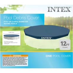 Intex 12 X 2.5 Foot Metal Frame Above Ground Pool With Filter And Accessories 19 Intex 12 X 2.5 Foot Metal Frame Above Ground Pool With Filter And Accessories -Intex Intex 12 x 2.5 Foot Metal Frame Above Ground Pool with Filter and Accessories7