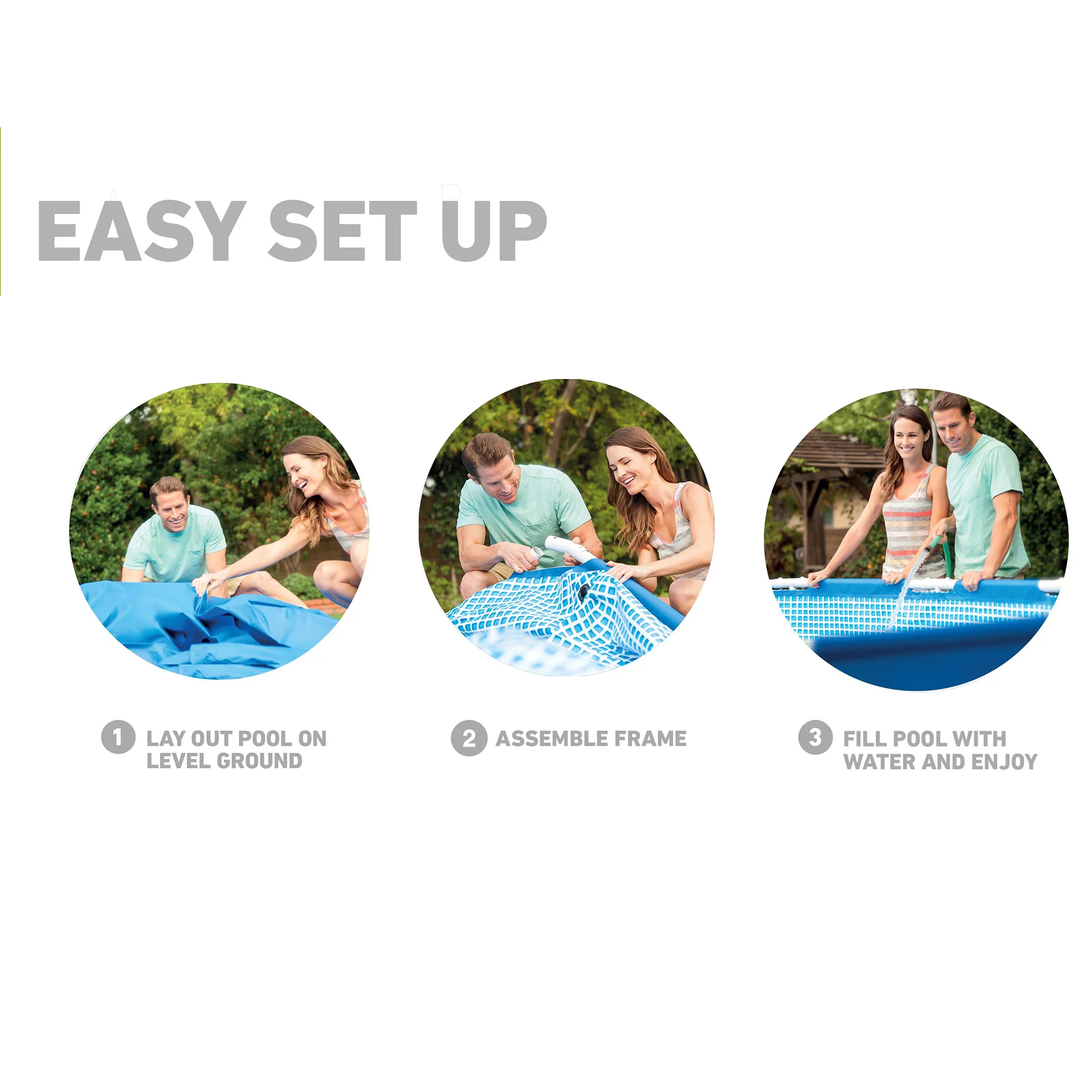 Intex 12′ X 30″ Metal Frame Set Above Ground Swimming Pool With Filter | 28211EH 5 Intex 12′ X 30″ Metal Frame Set Above Ground Swimming Pool With Filter | 28211EH - Image 5