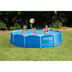 Intex 12′ X 30″ Round Metal Frame Above Ground Pool, Filter, Cover, & Maintenance Kit 11 Intex 12′ X 30″ Round Metal Frame Above Ground Pool, Filter, Cover, & Maintenance Kit -Intex Intex 12 x 30 Round Metal Frame Above Ground Pool Filter Cover Maintenance Kit2