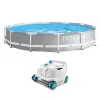 Intex 12ft X 30in Frame Above Ground Swimming Pool & Robot Vacuum