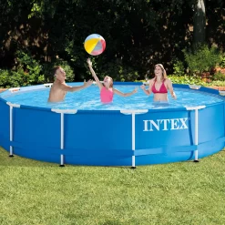 Intex 12’x30″ Metal Frame Swimming Pool With Filter Pump & 2 Pool Cover 19 Intex 12’x30″ Metal Frame Swimming Pool With Filter Pump & 2 Pool Cover -Intex Intex 12x30 Metal Frame Swimming Pool with Filter Pump 2 Pool Cover7