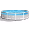 Intex 14′ X 42″ Prism Frame Clearview Premium Pool Set – Above Ground Pool Set, 3357 Gallon Capacity, Hydro Aeration Technology, Includes Filter Pump, Ground Cloth, Pool Cover & Ladder, Ages 6+