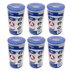 Intex 15′ X 48″ Easy Set Above Ground Swimming Pool Kit W/ 6 Replacement Filters -Intex Intex 15 x 48 Easy Set Above Ground Swimming Pool Kit w 6 Replacement Filters3