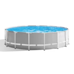 Intex 15ft X 48in Prism Above Ground Swimming Pool Set With Ladder And Cover