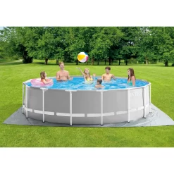 Intex 15ft X 48in Prism Above Ground Swimming Pool Set With Ladder And Cover -Intex Intex 15ft x 48in Prism Above Ground Swimming Pool Set with Ladder and Cover3