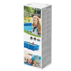 Intex 8.5′ X 5.3′ X 26″ Above Ground Swimming Pool & Cleaning Maintenance Kit -Intex Intex 8.5 x 5.3 x 26 Above Ground Swimming Pool Cleaning Maintenance Kit5