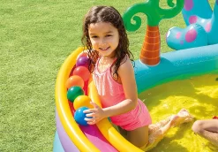 Intex Dinoland Inflatable Play Center, 119in X 90in X 44in, For Ages 2+ -Intex Intex Dinoland Inflatable Play Center 119in X 90in X 44in for Ages 23