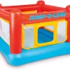 Intex Inflatable Jump-O-Lene Playhouse Trampoline Bounce House For Kids Ages 3-6 Pool Red/Yellow, 68-1/2″ L X 68-1/2″ W X 44″ H
