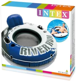 Intex River Run I Sport Lounge, Inflatable Water Float, 53″ Diameter 6 Intex River Run I Sport Lounge, Inflatable Water Float, 53″ Diameter -Intex Intex River Run I Sport Lounge Inflatable Water Float