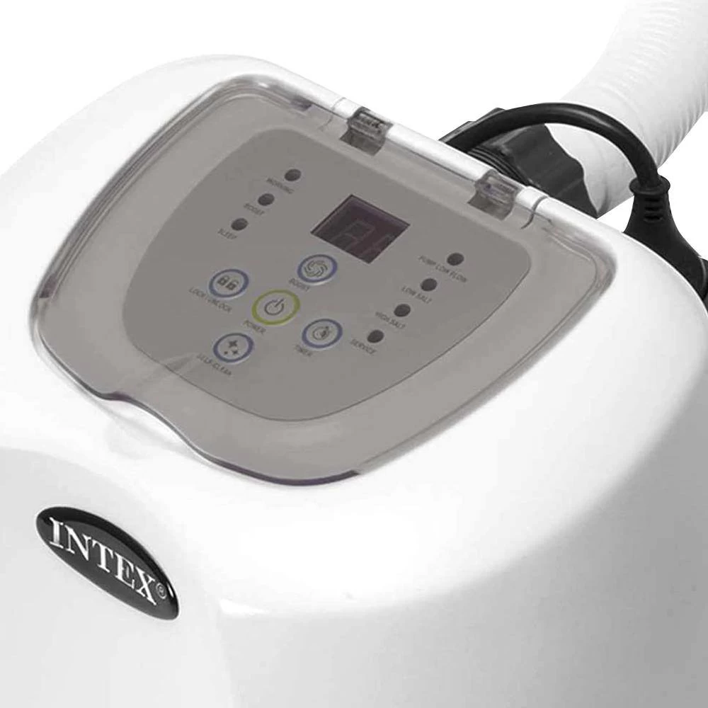 Intex 26669EG + 28000E 120-Volt Krystal Clear Saltwater Pool Chlorinator With Wall Mount Surface Skimmer 3 Intex 26669EG + 28000E 120-Volt Krystal Clear Saltwater Pool Chlorinator With Wall Mount Surface Skimmer - Image 3