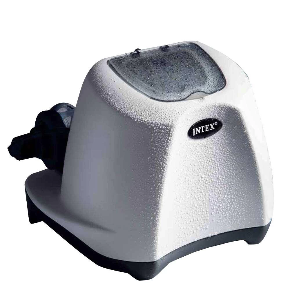 Intex 26669EG + 28000E 120-Volt Krystal Clear Saltwater Pool Chlorinator With Wall Mount Surface Skimmer 2 Intex 26669EG + 28000E 120-Volt Krystal Clear Saltwater Pool Chlorinator With Wall Mount Surface Skimmer - Image 2