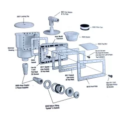 INTEX 28001E + 8939 Automatic Pool Side Vacuum Cleaner With 24 Ft. Hose And Hydro Tools Pool Skimmer -Intex intex pool vacuums 28001e 8939 fa 1200