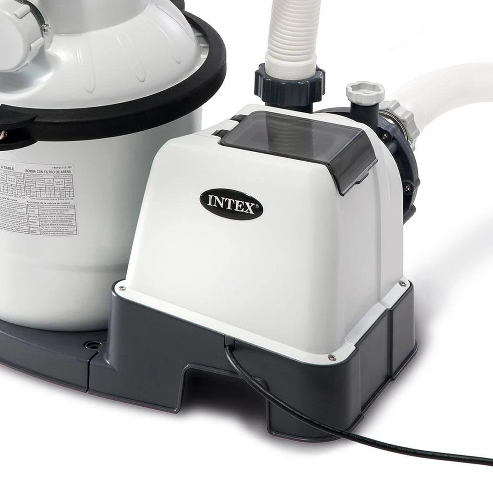 INTEX 26643EG 1200 GPH, 0.25 HP Above Ground Single Speed Pool Sand Filter Pump 3 INTEX 26643EG 1200 GPH, 0.25 HP Above Ground Single Speed Pool Sand Filter Pump - Image 3