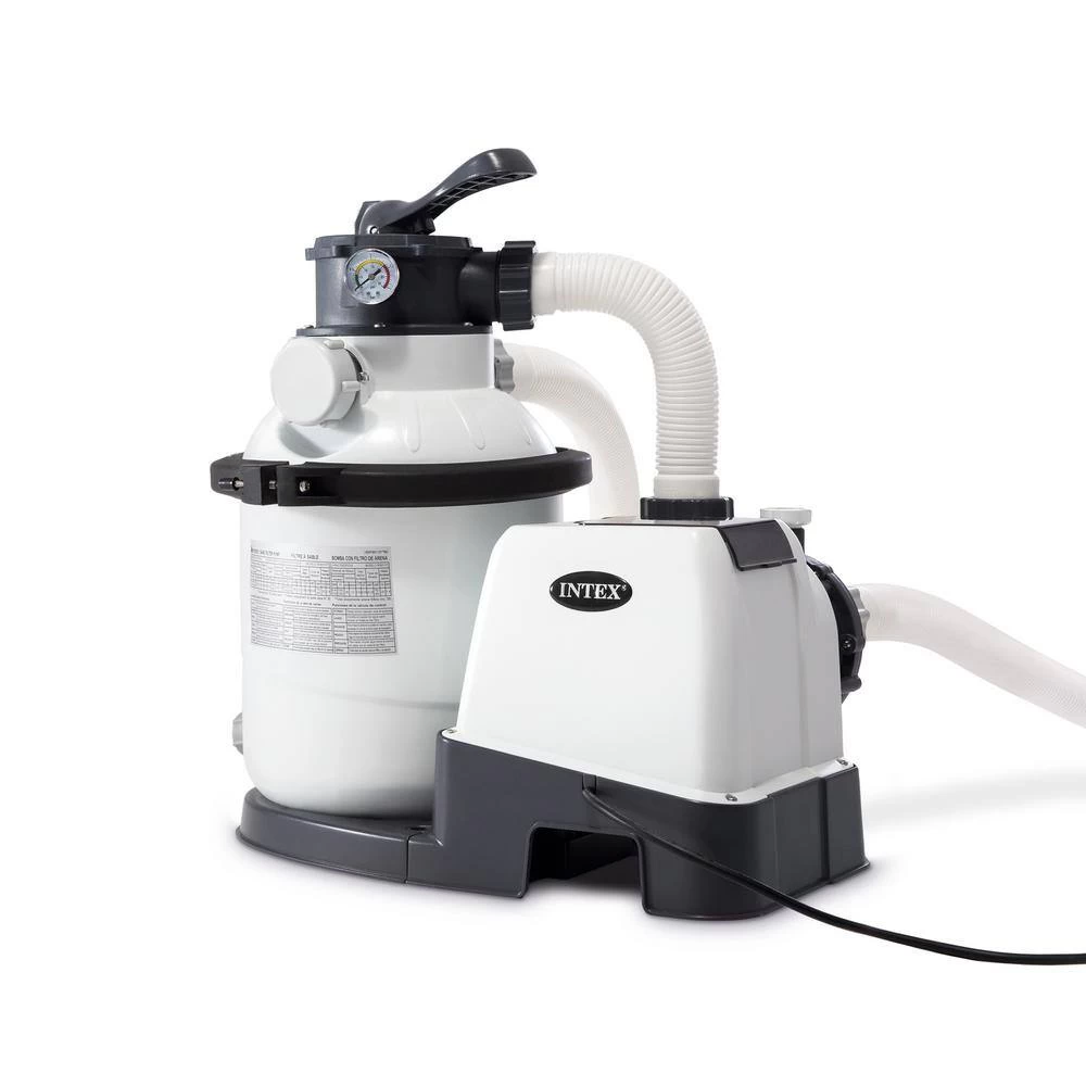 INTEX 26643EG 1200 GPH, 0.25 HP Above Ground Single Speed Pool Sand Filter Pump 4 INTEX 26643EG 1200 GPH, 0.25 HP Above Ground Single Speed Pool Sand Filter Pump - Image 4