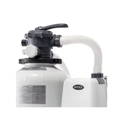 Intex 26647EG + 2 X 29060E 0 Sq. Ft. Sand Above Ground Pool Filter Pump Bundled With Replacement Hose (2-Pack) -Intex intex sand filters 26647eg 2 x 29060e 1f 1200