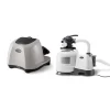 Intex 26667EG + 26647EG Saltwater System And Sand Filter Pump Set For Above Ground Swimming Pool