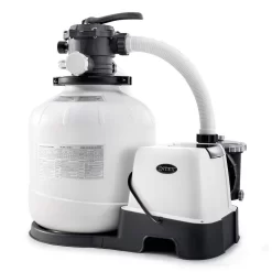 Intex 26679EG 26679EG 2,150 GPH Krystal Clear Saltwater System And Sand Filter Pump